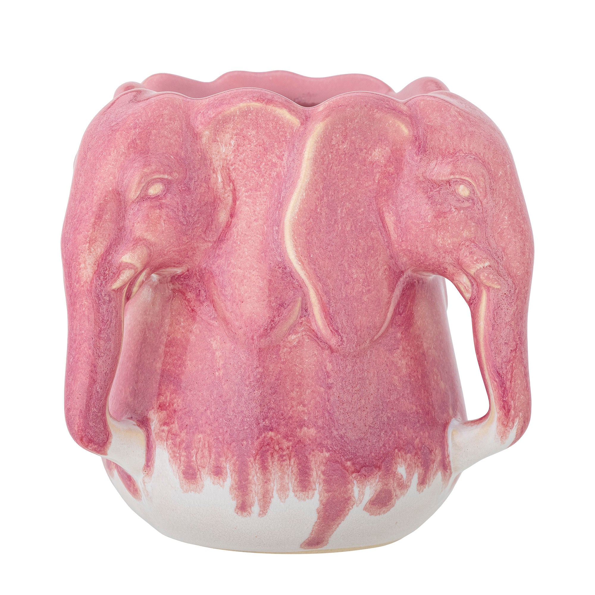 Bloomingville Pontus Vase, Pink, Stentøj