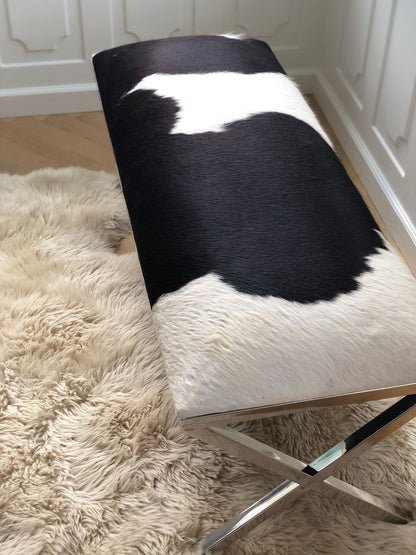 Bænk | Koskind | 110x45x45 cm