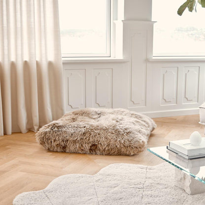 Maxi Float pude | Langhåret | New Zealand | Dobbeltsidet | 90x90 cm