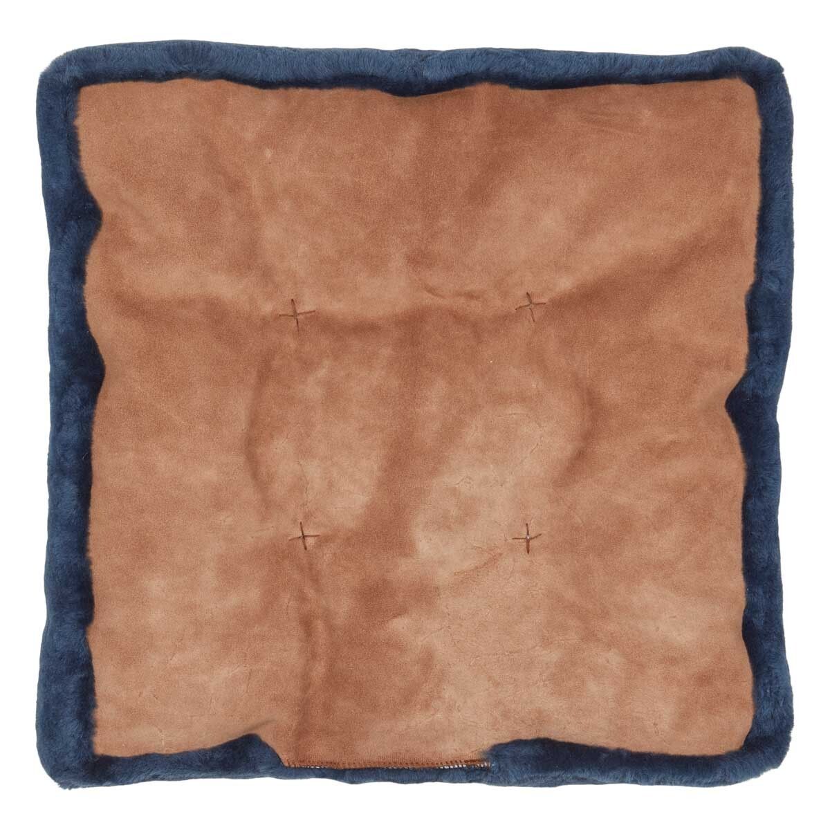 Sædehynde m/fyld | Moccassin | New Zealand | 45x45 cm