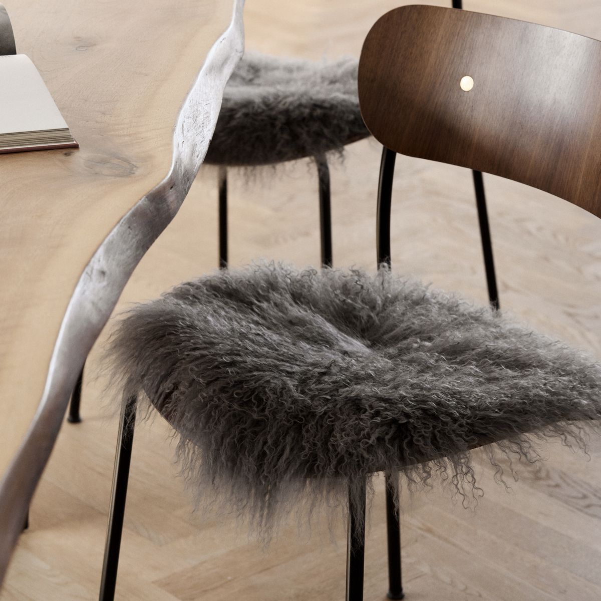 Sædehynde krøllet Ø38 cm