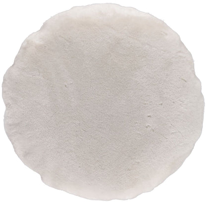 Lammeskindspude | Velvet | Moccasin | Dobbeltsidet | Ø45 cm &amp; Ø62 cm