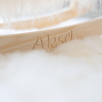 Rokkefår Povl Kjer Design | Langhåret Lammeskind | Stor L85xB25xH60 cm