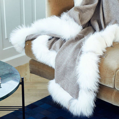 Plaid | Kashmir, ræv | 130x200 cm