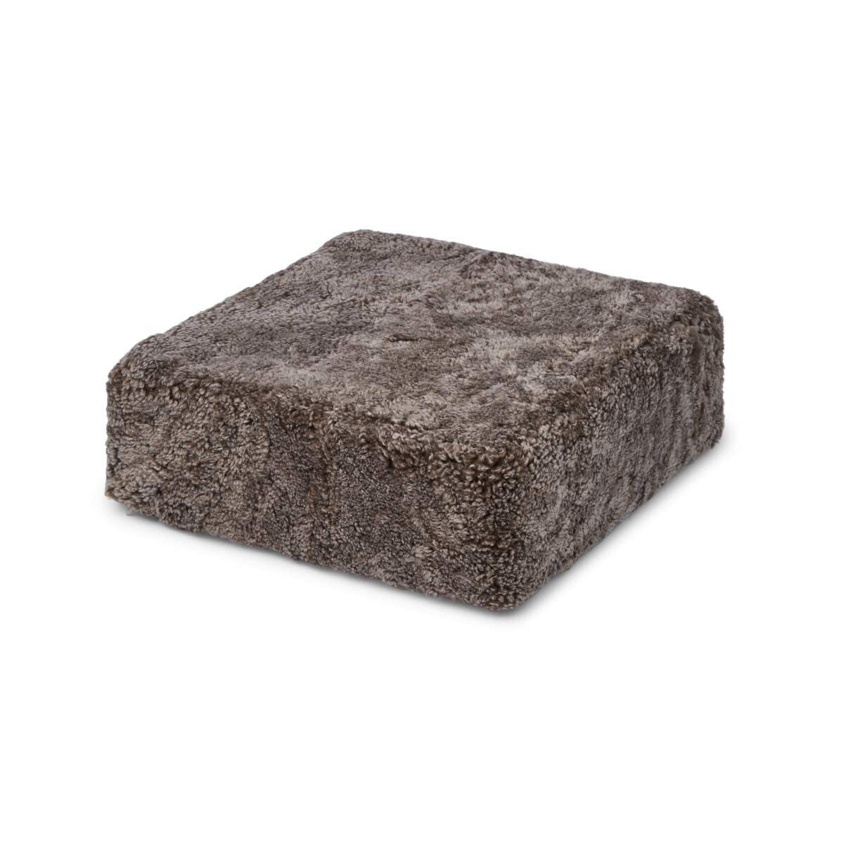 Puf | Lammeskind | Korthåret | New Zealand | 40x40x13 cm