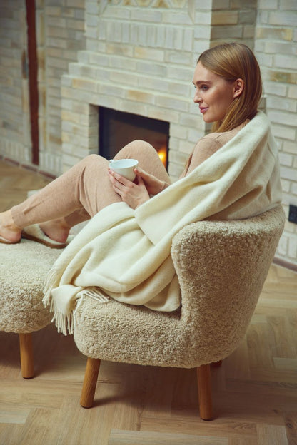 Julia Uldtæppe | 50% Alpaca uld, 50% Lammeuld