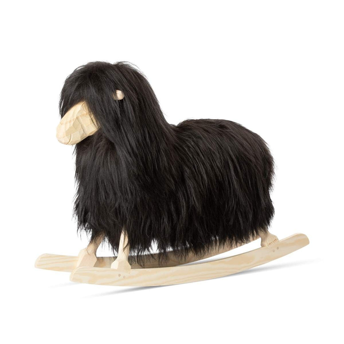 Rokkefår Povl Kjer Design | Langhåret Lammeskind | Stor L85xB25xH60 cm