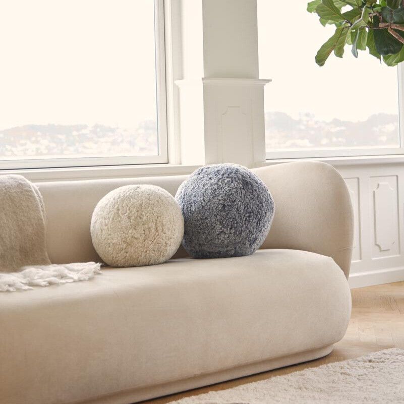 Angelite pude | Korthåret | New Zealand | Ø25/30/35 cm