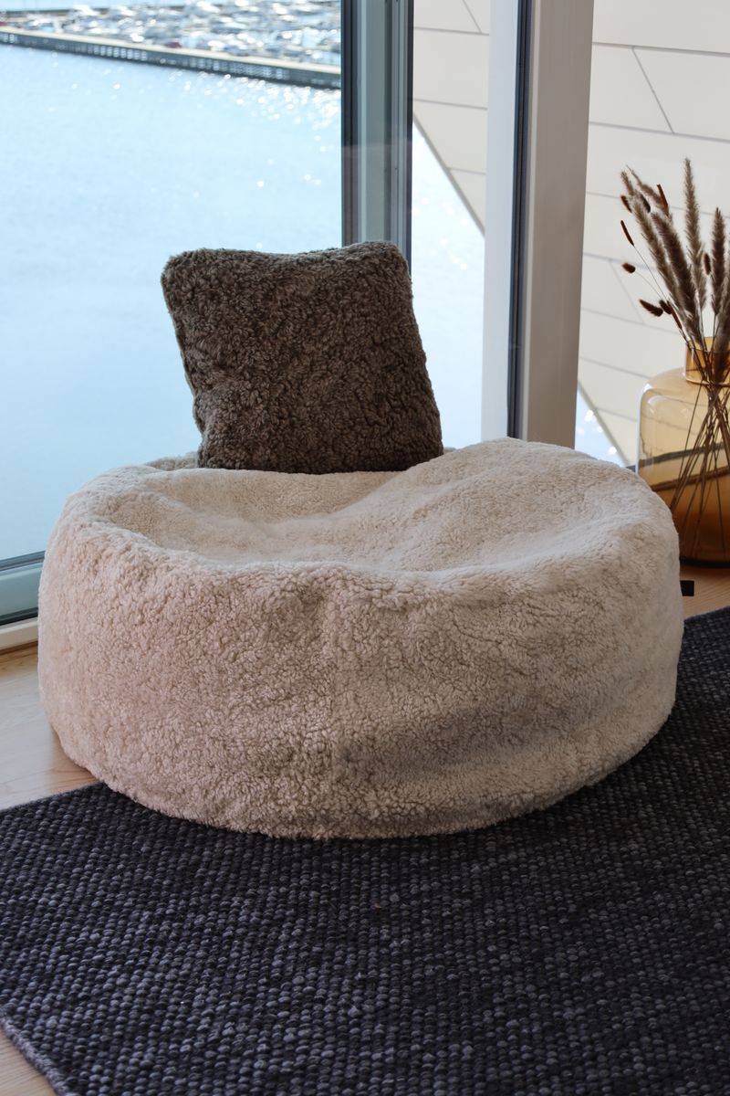 Pude | Lammeskind | Korthåret | Dobbeltsidet | New Zealand | 40x40 cm &amp; 56x56 cm