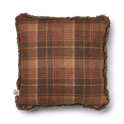 Checked Collection | Korthåret Pude | 52x52 cm