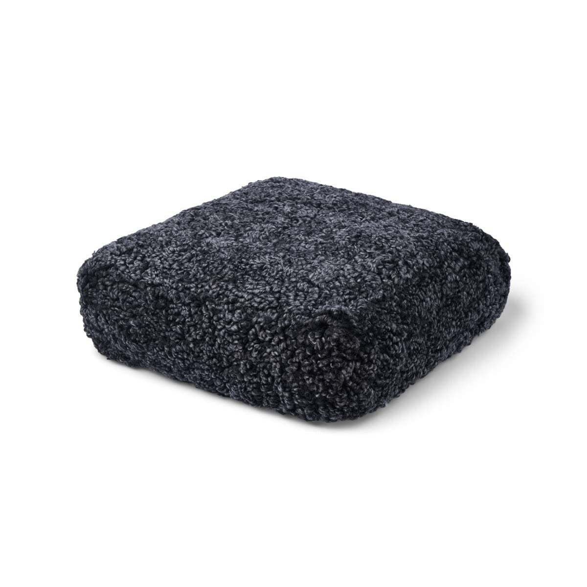 Puf | Lammeskind | Korthåret | New Zealand | 40x40x13 cm