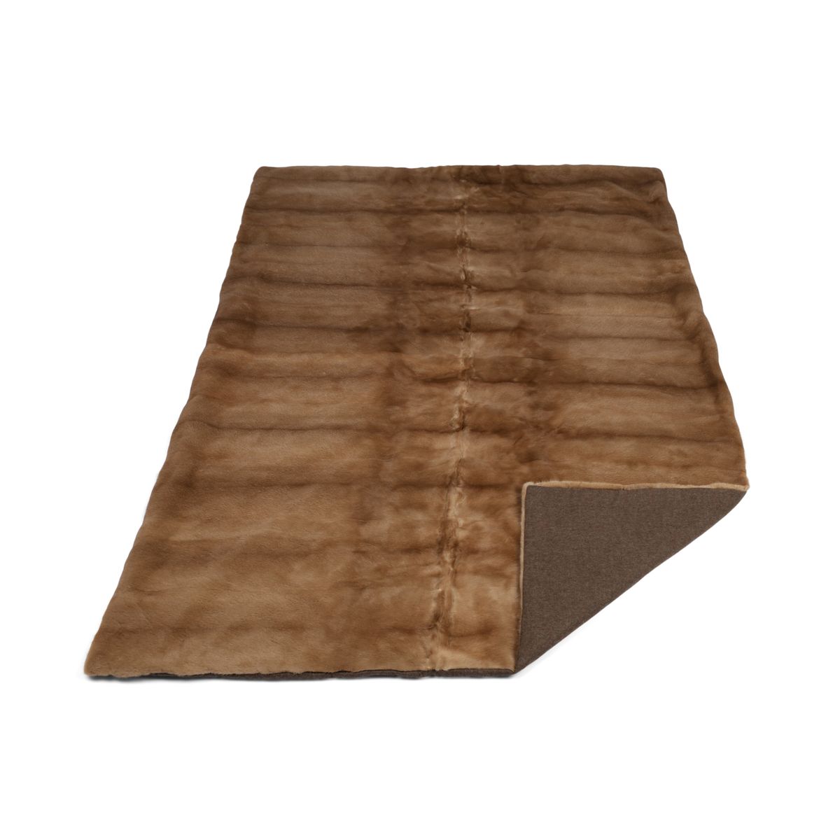 Minkplaid | Bagside af kashmir | Redglow | 200x125 cm