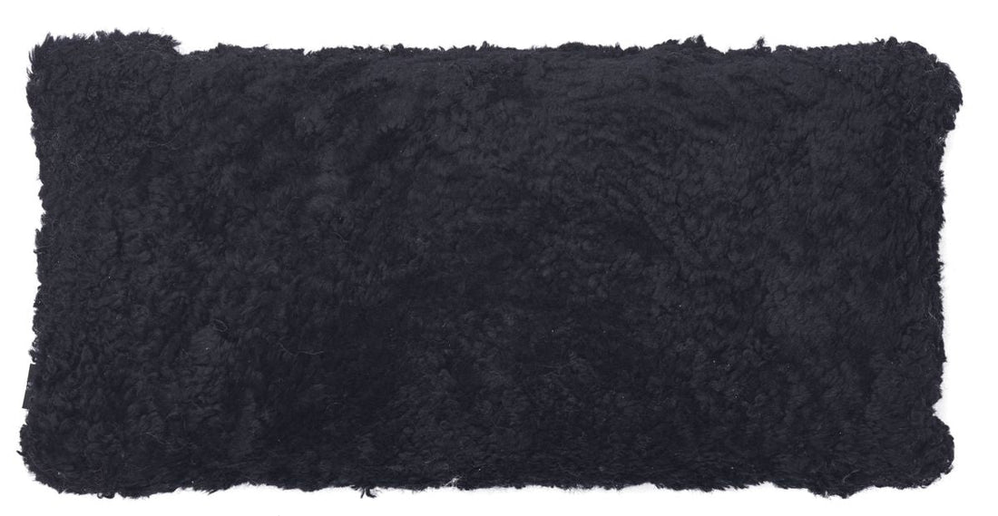 Lammeskindspude | Korthåret | New Zealand | Dobbeltsidet | 30x60 cm