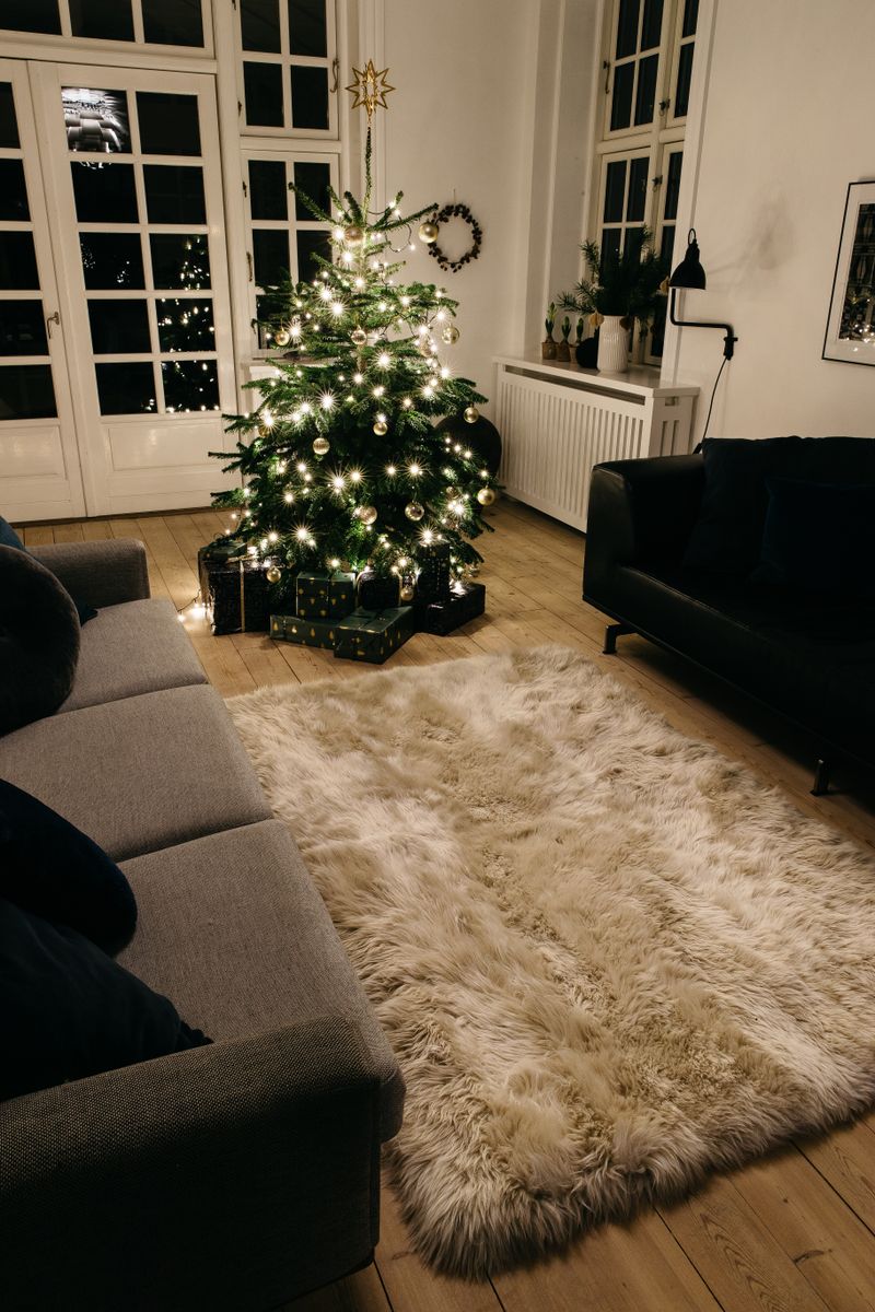 Gulvtæppe af Lammeskind