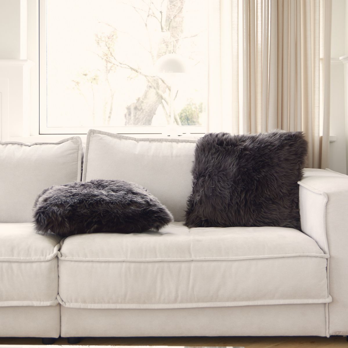 Lammeskindpude | Langhåret | New Zealand | 50x50 cm