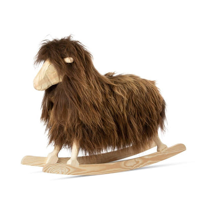 Rokkefår Povl Kjer Design | Langhåret Lammeskind | Stor L85xB25xH60 cm