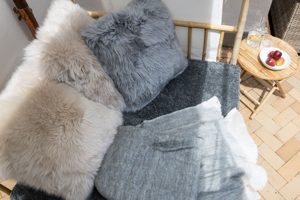 Uldplaid | Mohair | New Zealand | 130x170 cm