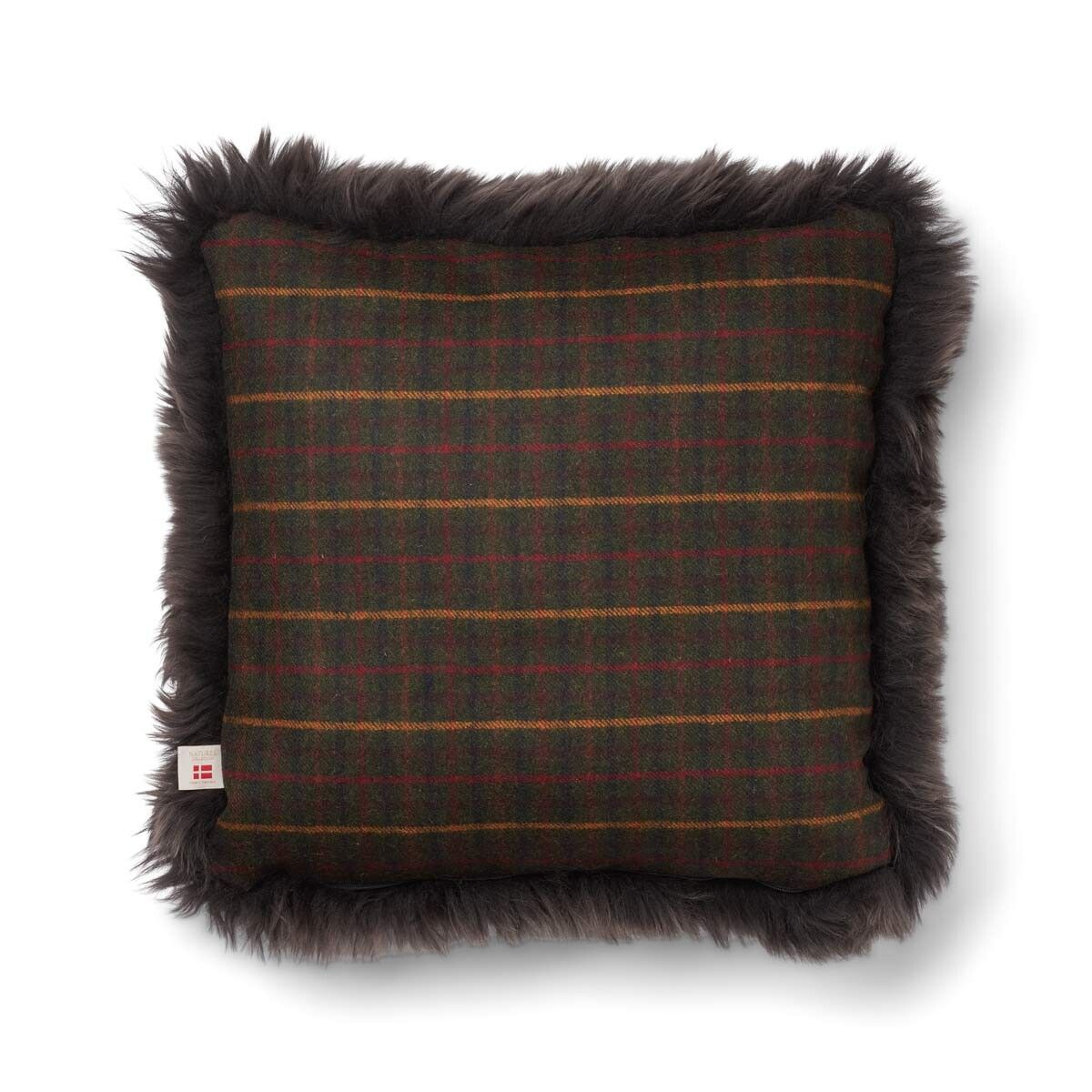 Checked Collection | Langhåret Pude | 52x52 cm