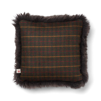 Checked Collection | Langhåret Pude | 52x52 cm