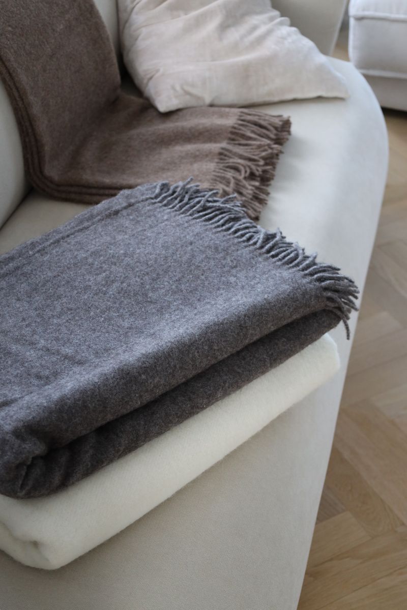 Julia Uldtæppe | 50% Alpaca uld, 50% Lammeuld