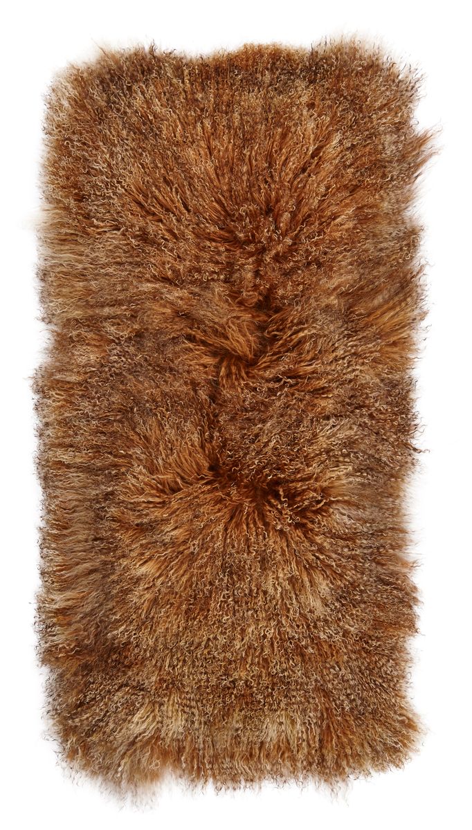 Lammeskindpude krøllet 28x56 cm