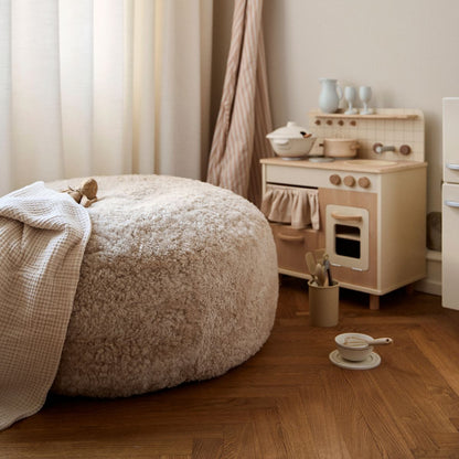 Rund sækkestol | Korthåret | New Zealand | 73x74 cm &amp; 92x93 cm