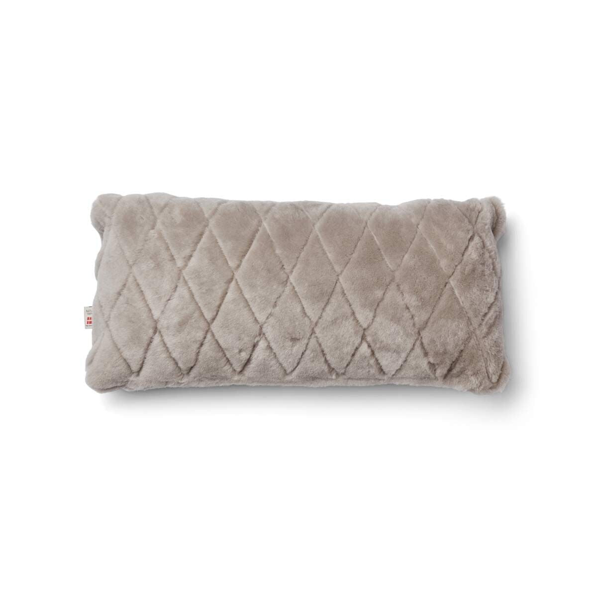 Leaf Pude | Lammeskind | Moccasin | Dobbeltsidet | New Zealand | 28x56 cm
