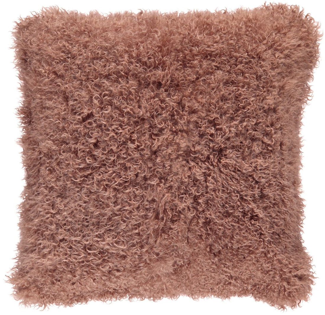 Lammeskindspude | Kalgan | Dobbeltsidet | 35x35 cm