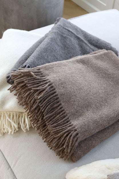 Julia Uldtæppe | 50% Alpaca uld, 50% Lammeuld