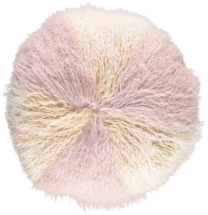 Lammeskindspude | Krøllet | Tibet | Ø45 cm, Ø62 cm &amp; Ø38 cm
