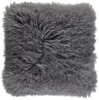 Lammeskindpude | Krøllet | Tibet | 40x40 cm