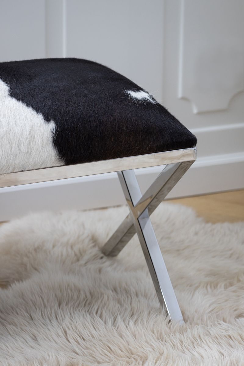 Bænk | Koskind | 110x45x45 cm
