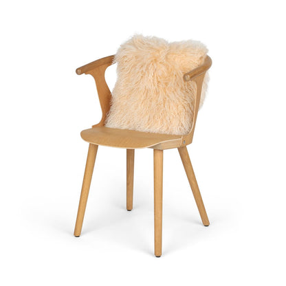 Lammeskindpude | Krøllet | Tibet | 40x40 cm