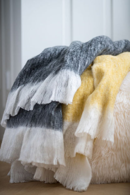 Uldplaid | Mohair | New Zealand | 130x170 cm