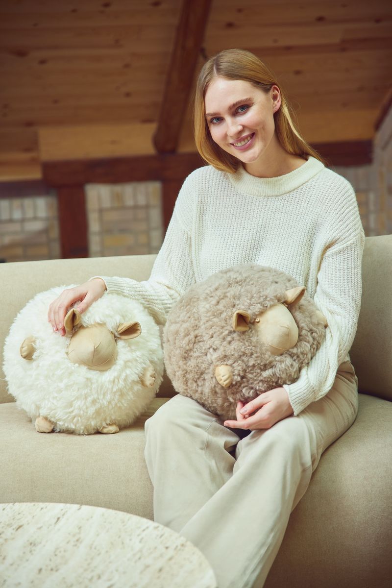 Cute Sheep | New Zealandsk Lammeskind | Ø20 cm | Ø26 cm | Ø34 cm