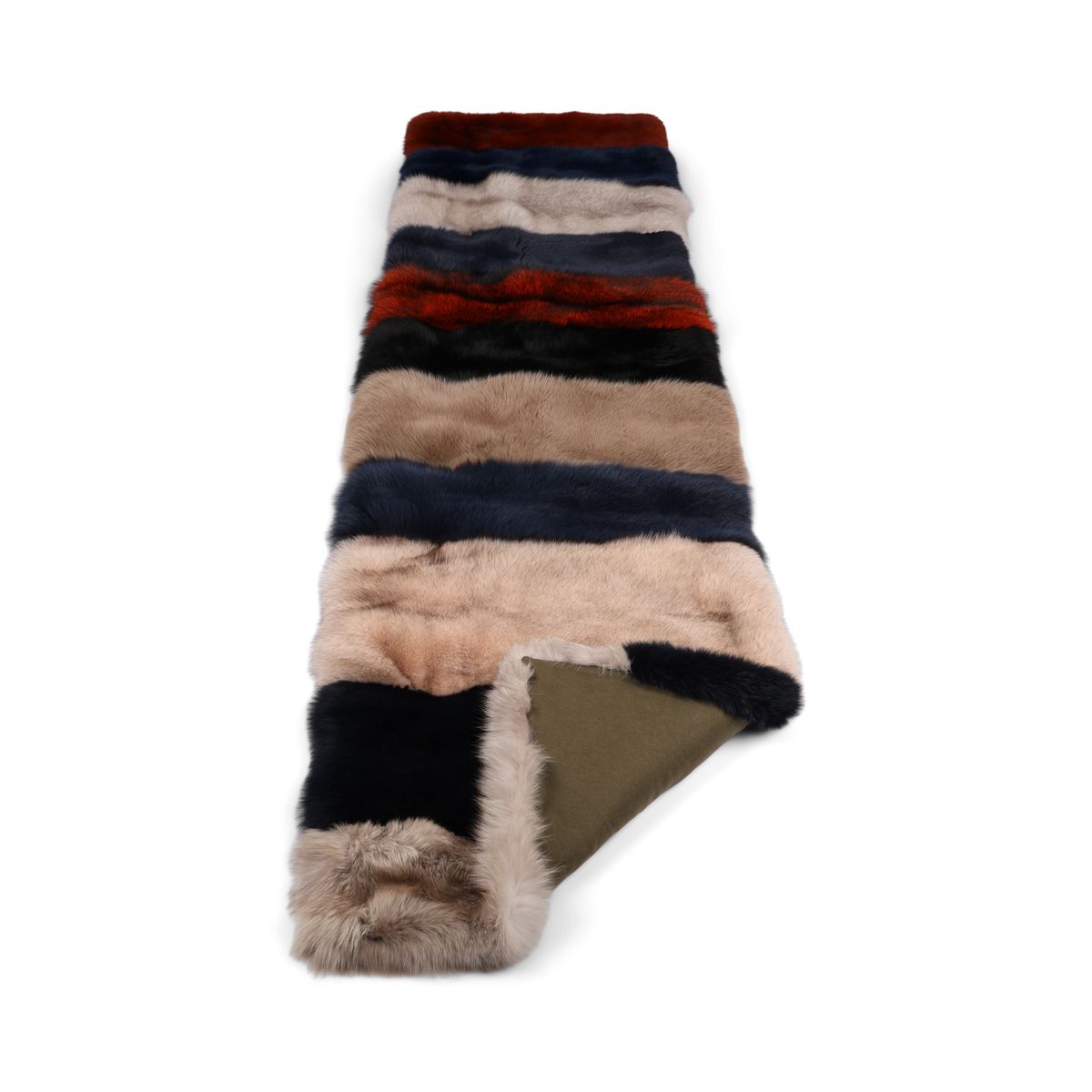 Premium ræveplaid | Cashmerebagside | Multifarvet | 70x260 cm