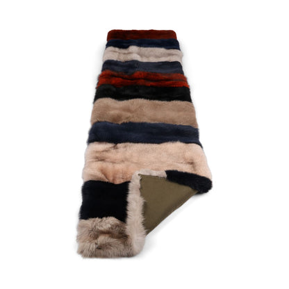 Premium ræveplaid | Cashmerebagside | Multifarvet | 70x260 cm