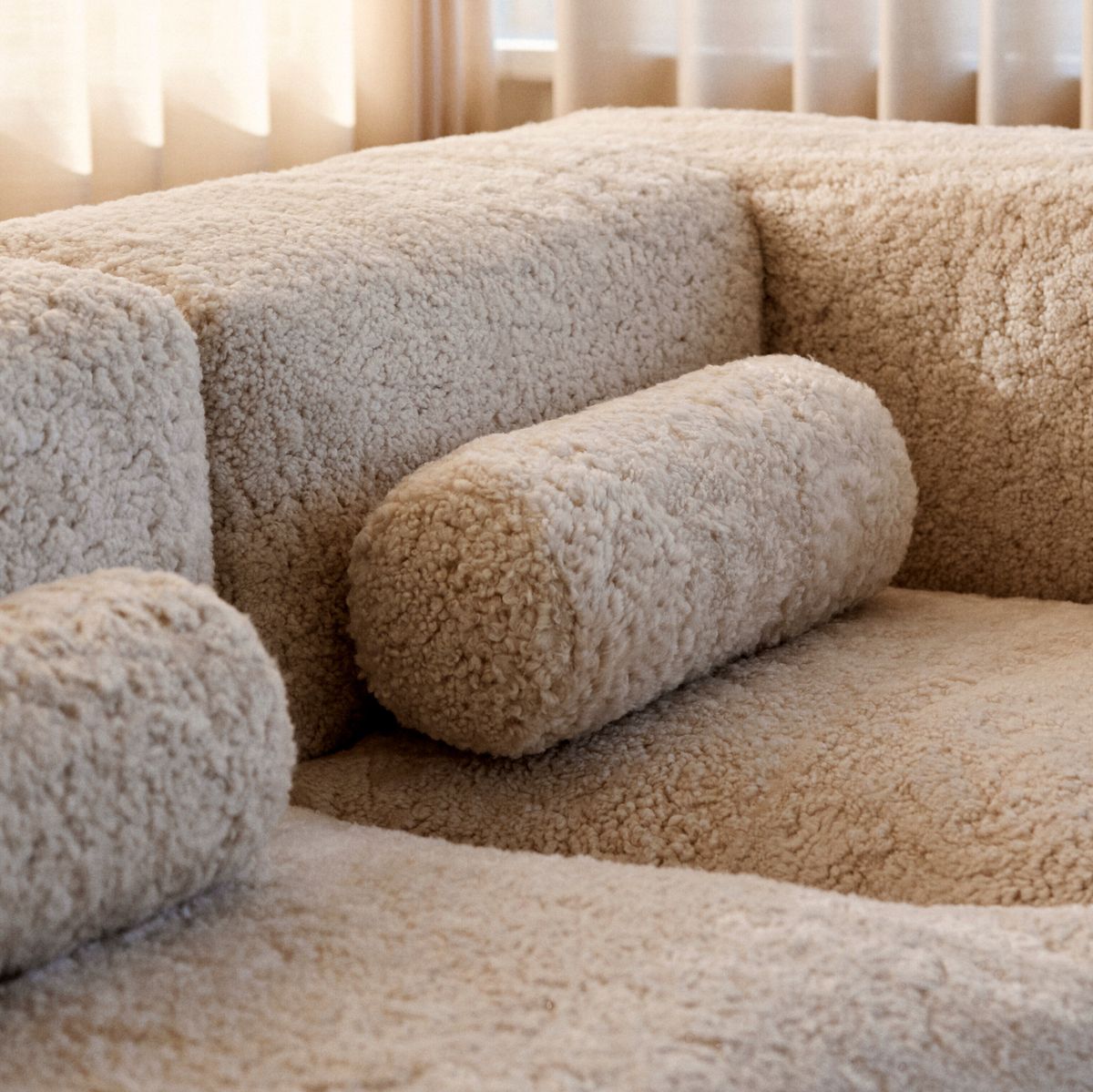 Bolsterpude | Korthåret | New Zealand | Ø20xL52 cm