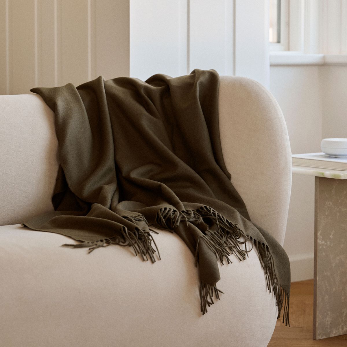 Amanda plaid | 100% baby alpakauld