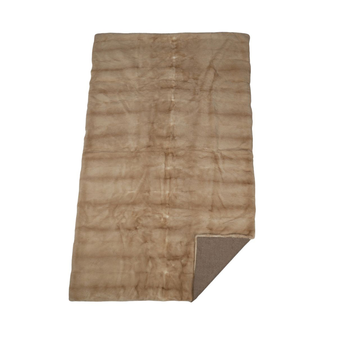 Minkplaid | Bagside af kashmir | Palomino | 108x172 cm