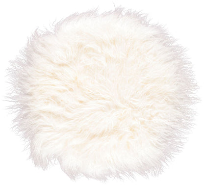 Lammeskindspude | Krøllet | Tibet | Ø45 cm, Ø62 cm &amp; Ø38 cm
