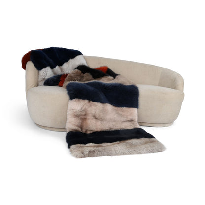 Premium ræveplaid | Cashmerebagside | Multifarvet | 70x260 cm