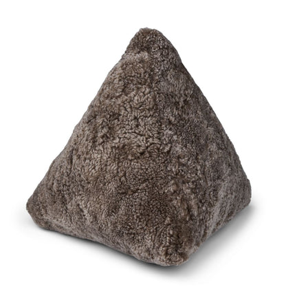 Hematite Pude | Lammeskind | Korthåret | New Zealand | 35x35x35 cm