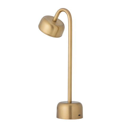 Bloomingville Nico Portable Lampe, Genopladelig, Brass, Metal