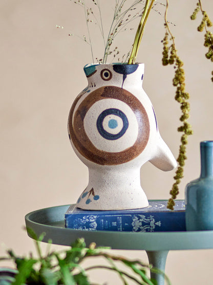 Bloomingville Mahrab Vase, Natur, Stentøj