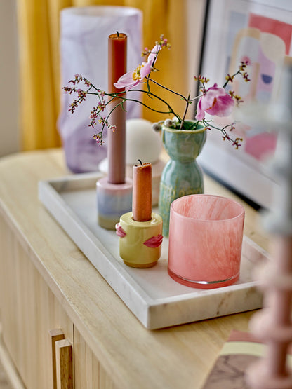 Bloomingville Majsa Fad, Hvid, Marmor