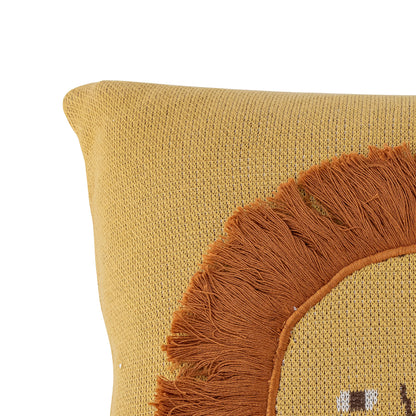 Bloomingville MINI Harrison Pude, Gul, Bomuld OEKO-TEX®