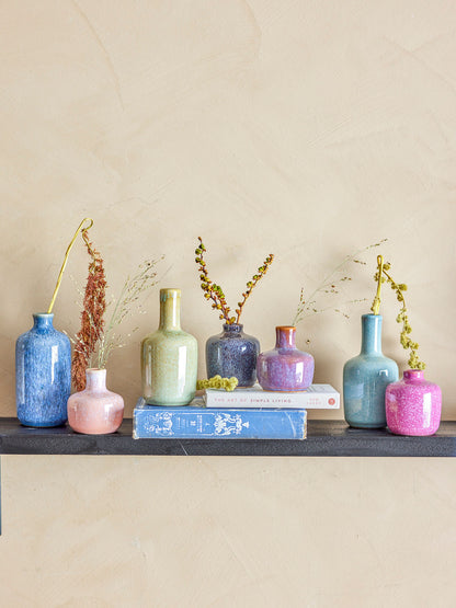 Bloomingville Maien Vase, Grøn, Stentøj