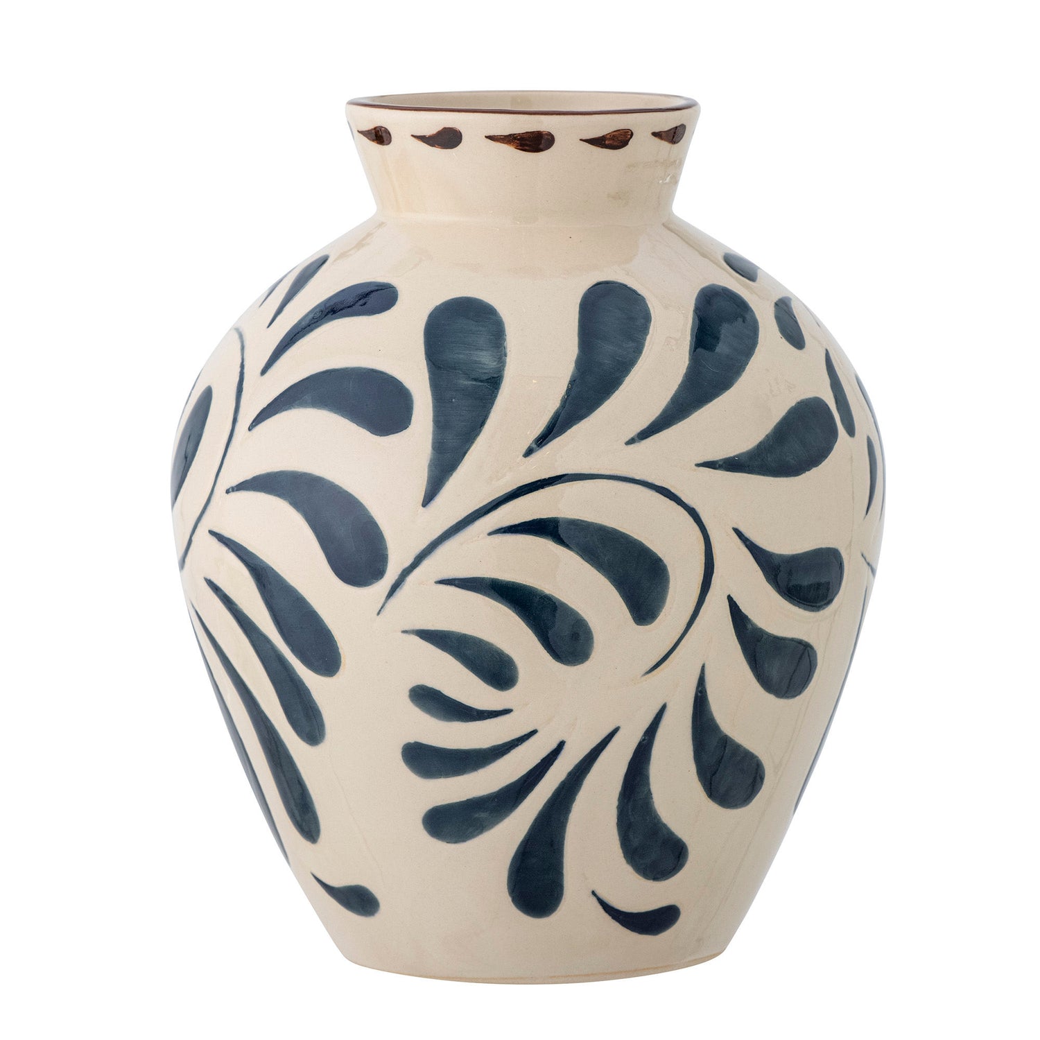 Bloomingville Heikki Vase, Blå, Stentøj