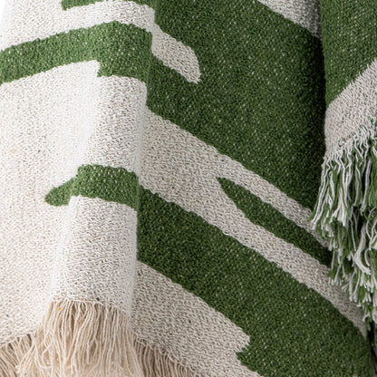Bloomingville Haxby Plaid, Grøn, Genanvendt Bomuld